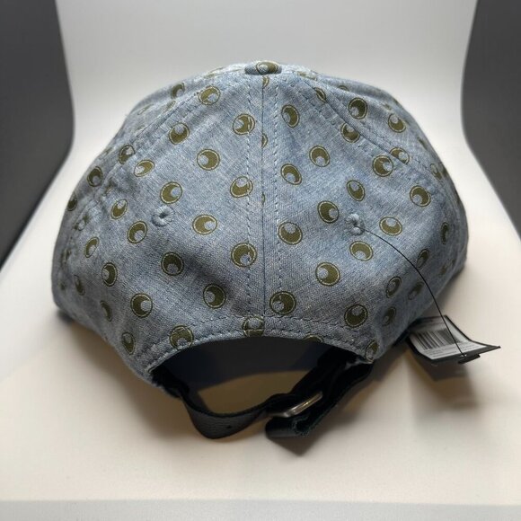 Marc Jacobs Blue Indigo Multi Men's Hat w/ Adjustable Leather Strap - NWT - Picture 2 of 5
